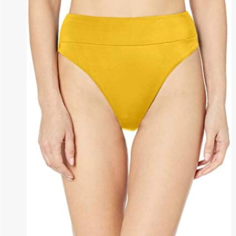 RVCA High Rise Gold Cheeky Bottoms